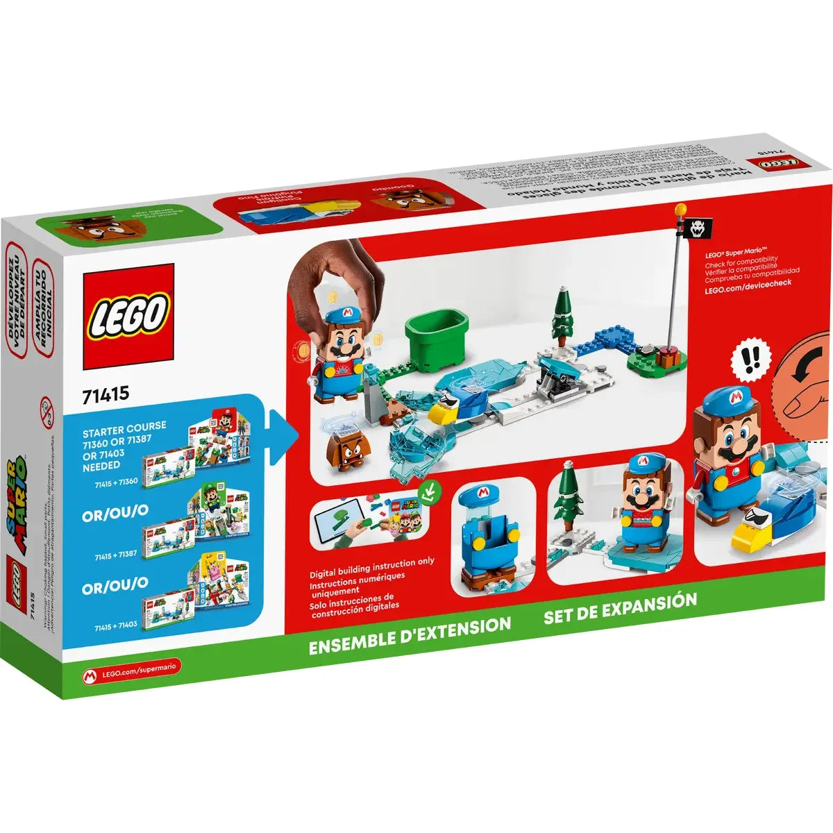 LEGO 71415 - Uitbreidingsset: Ijs-Mario Pak en Ijswereld