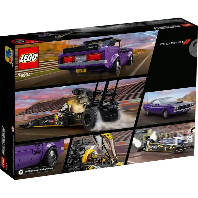 LEGO 76904 - Mopar Dodge// SRT Top Fuel Dragster en 1970 Dodge Challenger T/A