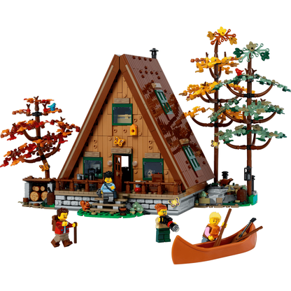 LEGO 21338 - A-Frame Boshut Modelbouw Set