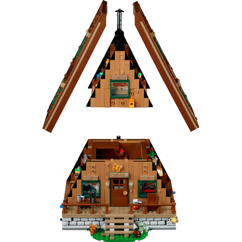 LEGO 21338 - A-Frame Boshut Modelbouw Set