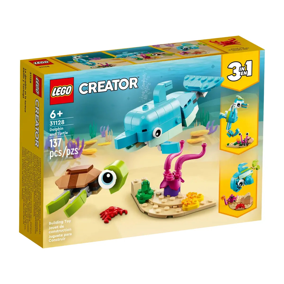 LEGO 31128 - Dolfijn en Schildpad