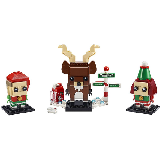 LEGO 40353 - Rendier met kerstelven