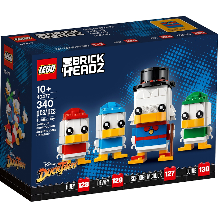 LEGO 40477 - Dagobert Duck, Kwik, Kwek en Kwak