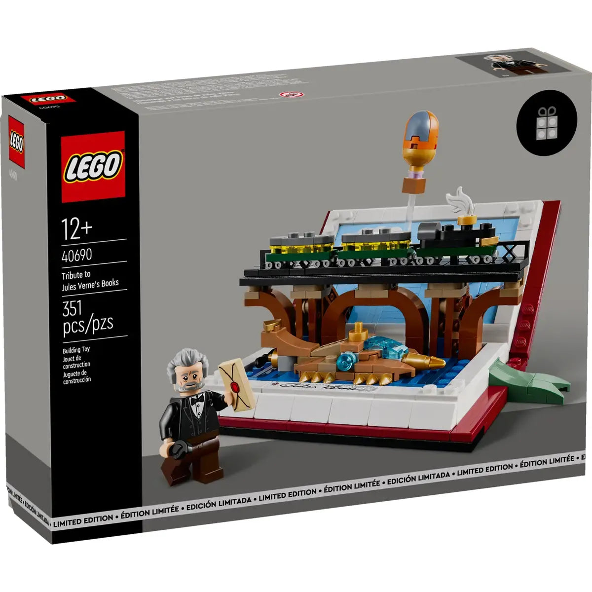 LEGO 40690 - Eerbetoon aan de boeken van Jules Verne