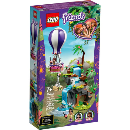 LEGO 41423 - Tijger Reddingsactie met Luchtballon in Jungle