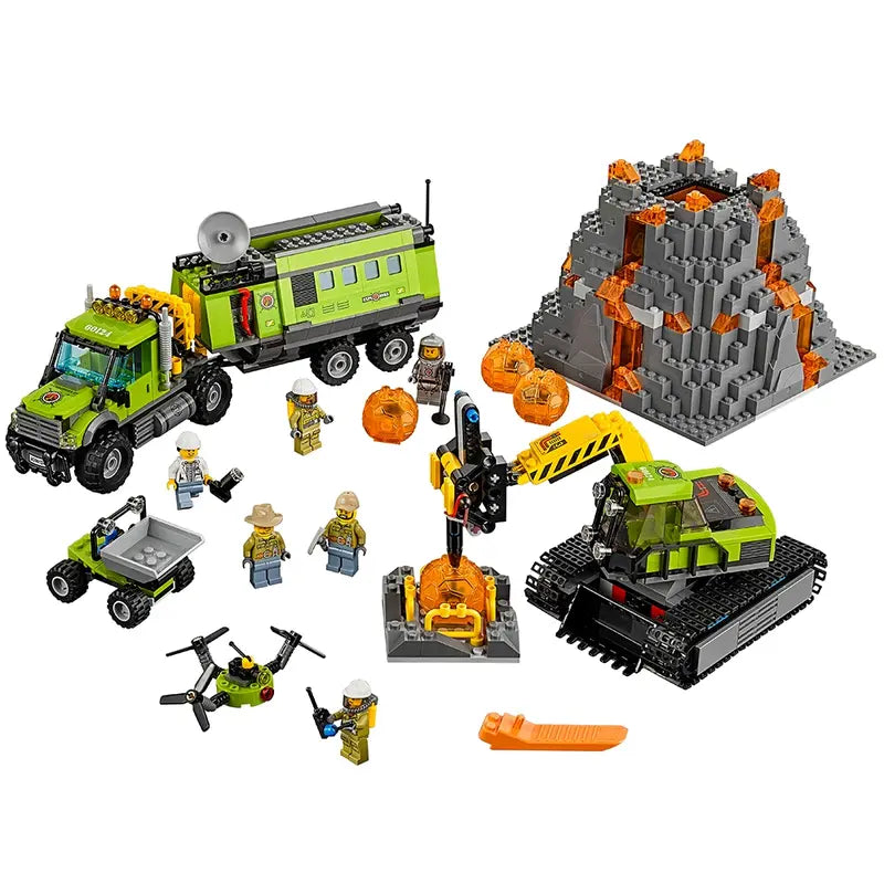 LEGO 60124 - Vulkaan Onderzoeksbasis