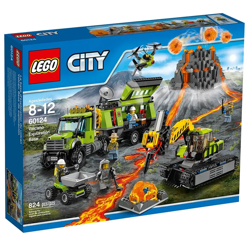 LEGO 60124 - Vulkaan Onderzoeksbasis