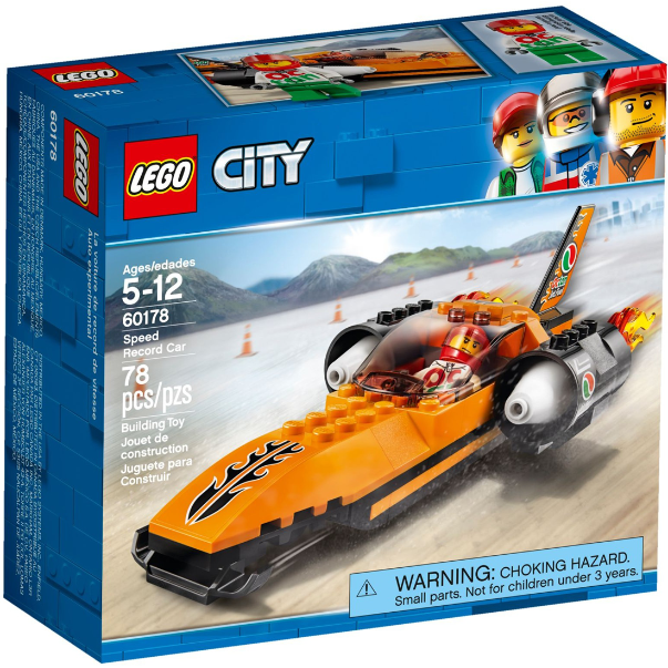 LEGO 60178 - Snelheidsrecordauto
