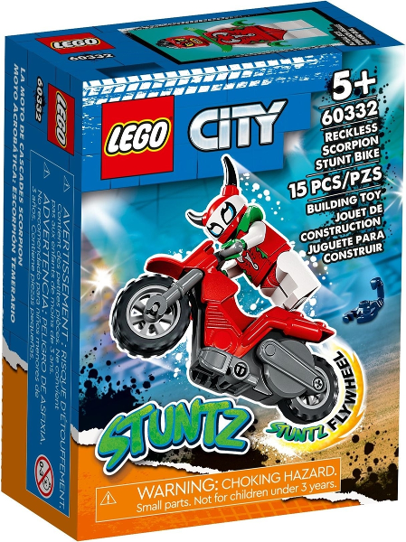 LEGO 60332 - Roekeloze Scorpion Stuntmotor