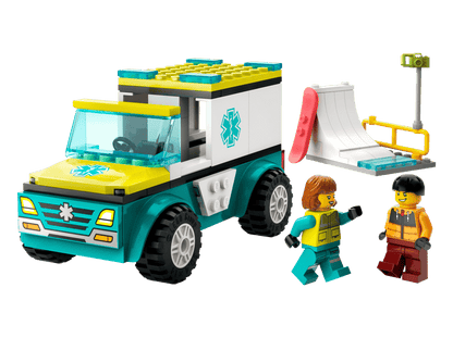 LEGO 60403 - Ambulance en Snowboarder