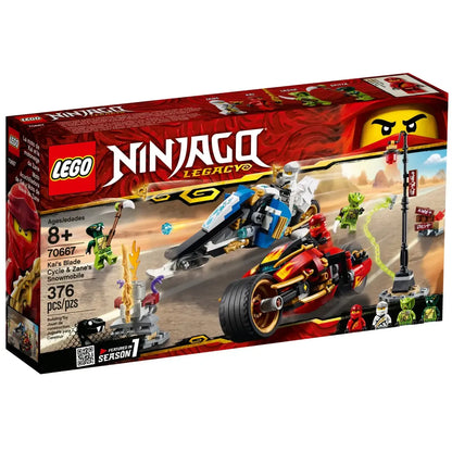 LEGO 70667 - Zwaardmotor van Kai & Sneeuwscooter van Zane