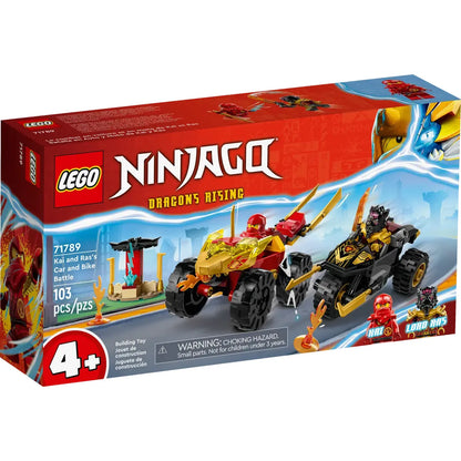 LEGO 71789 - Kai en Ras' Duel Tussen Auto en Motor