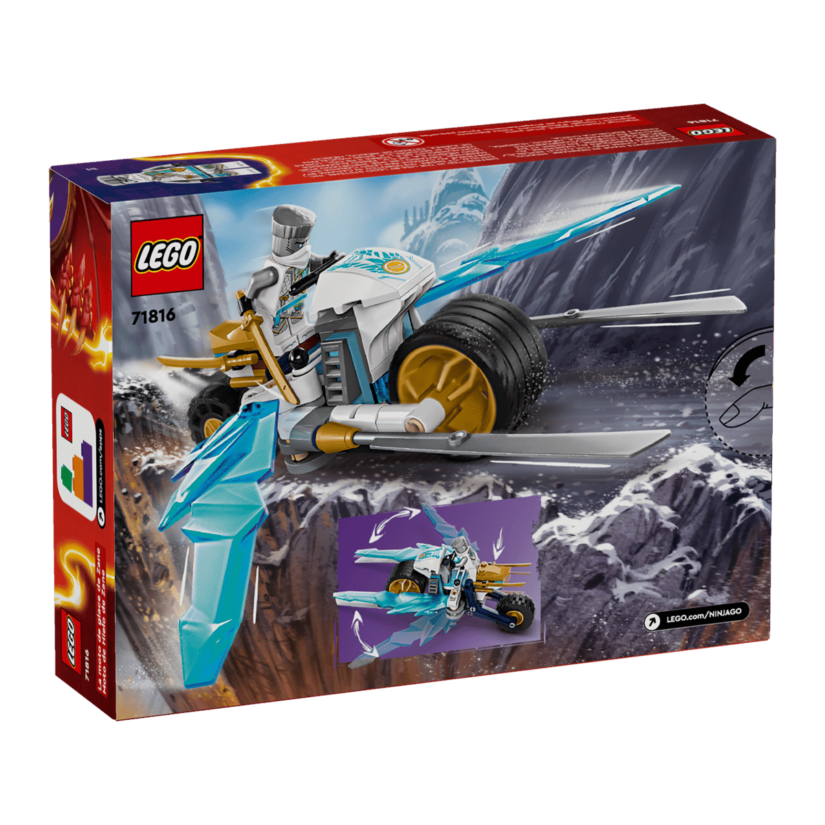 LEGO 71816 - Zane's Ijsmotor
