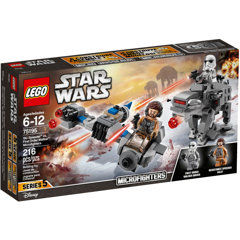 LEGO 75195 - Ski Speeder vs. First Order Walker Microfighters