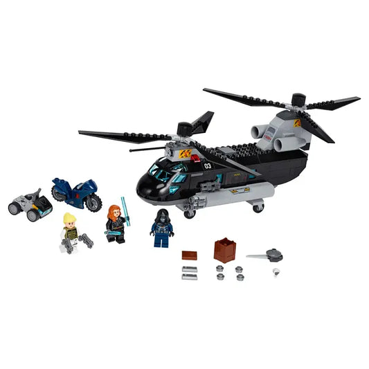 LEGO 76162 - Black Widow’s Helikopterachtervolging