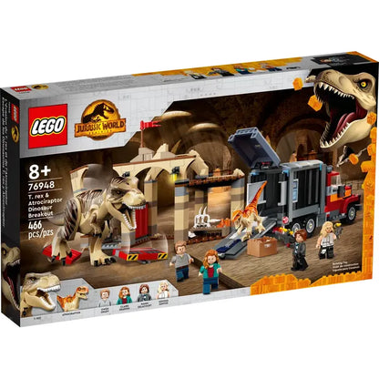 LEGO 76948 - T. rex & Atrociraptor Dinosaurus Ontsnapping