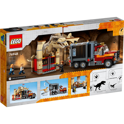 LEGO 76948 - T. rex & Atrociraptor Dinosaurus Ontsnapping