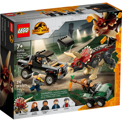LEGO 76950 - Triceratops Pick-up Truck Hinderlaag